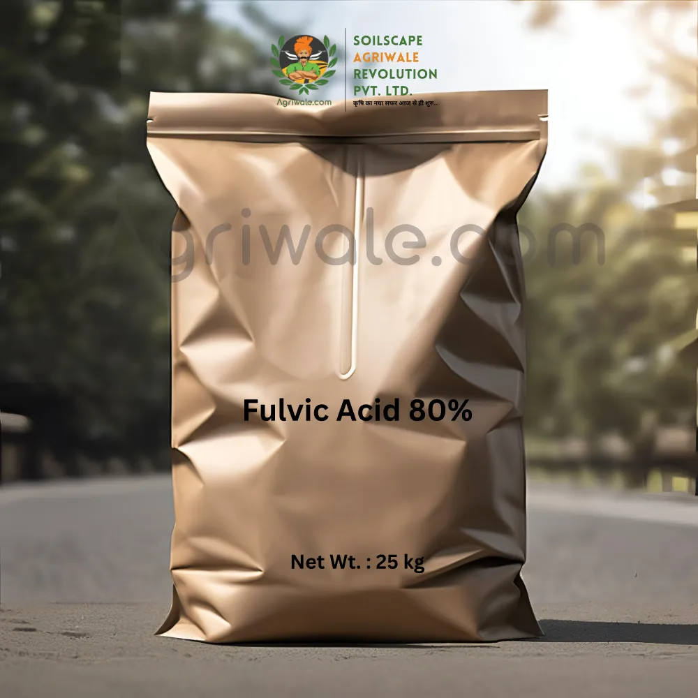 Fulvic Acid 80% Water Soluble Biostimulant for Nutrient Absorption by AgriWale