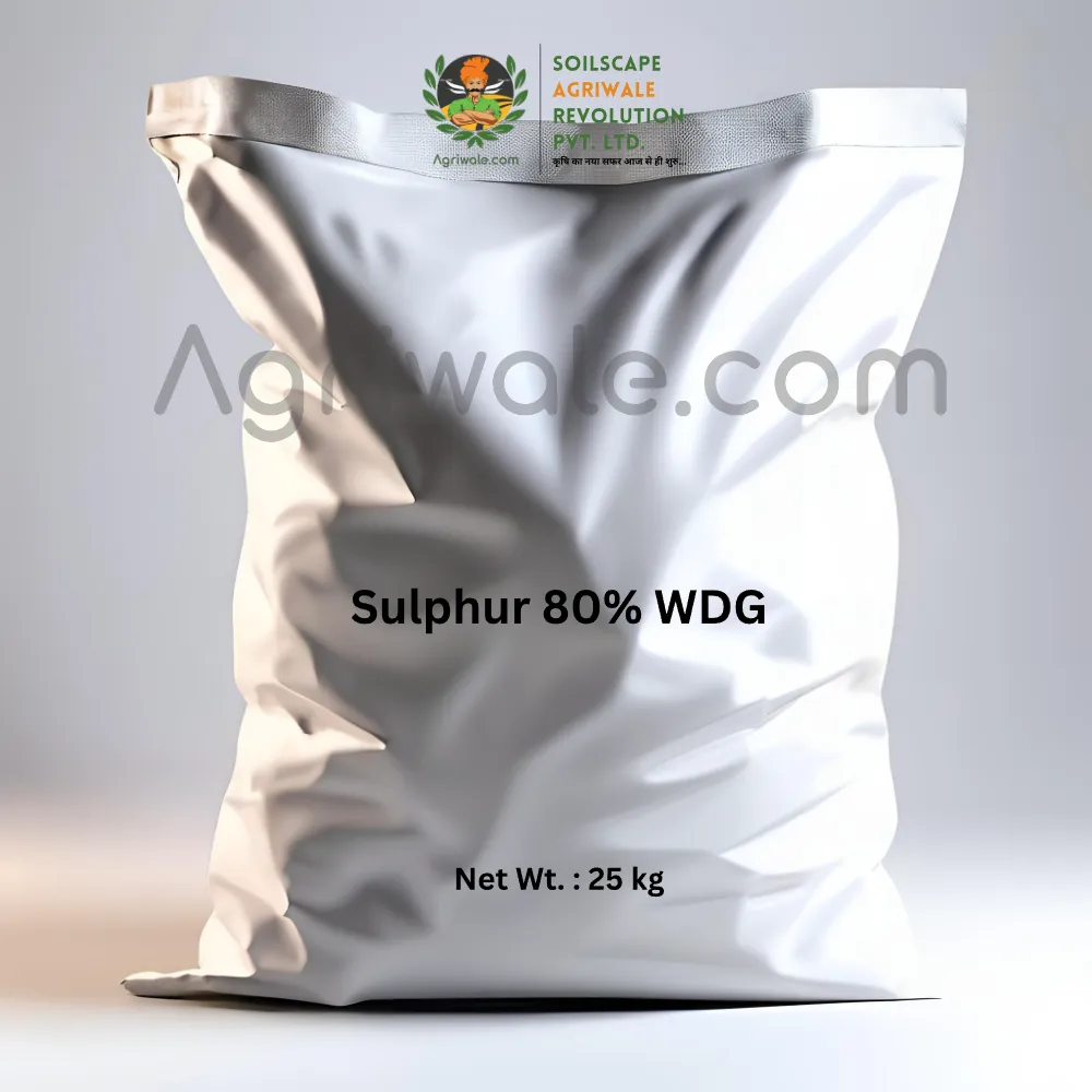 Sulphur 80% WDG Triple Action Fungicide for Powdery Mildew and Mites by AgriWale